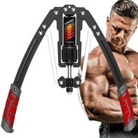 Wellshow Sports Twist Arm Trainer Adjustable 22-440 lbs Hydraulic Power Home Chest Expander Shoulder Muscle Training Equipment