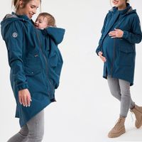 ZNA Custom 5 in 1 Baby Wear Parka Carrier Jacket Multifunctional Shower Baby Carrier Maternity Dress