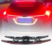 LED DRL Rear Bumper Spoiler Light Tail Light for Honda Jazz Fit 2014 2015 2016 2017 Rear Fog Light Trunk Light