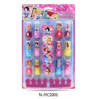 Factory wholesale 12pcs/box cute cartoon DIY nail polish set for girls