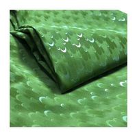 Fashion Print Fish Scale Pattern 3D Effect Color Faux Synthetic Leather Fabric