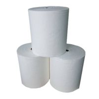 White polyester cotton fabric roll for household cleaning products smart towel machine