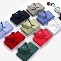 Wholesale Custom Printed Logo Polo Shirts Custom Men's Shirts High Quality Cotton T-Shirt Fashion Logo Business Uniform