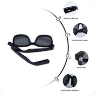 Wireless Smart Video Sunglasses UV 400 Adjustable Lenses Polarized Non-Bone Conduction Music & Sports Sunglasses