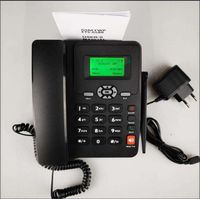 FM Radio 2 Sims Caller ID Low Cost GSM Cordless Desk Phone Phone FWP