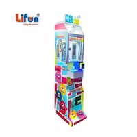 Lifun Small Clip Claw Machine Arcade Toy Plush Coin Game Jumbo Mini Clip Claw Machine