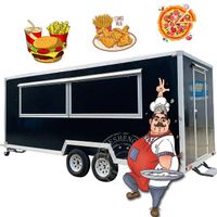 12ft Full Catering Equipment Food Truck Hot Dog Food Truck American Custom Food Trailer with Full Restaurant Kitchen Equipment