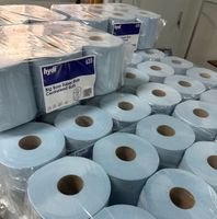 Recycled Blue Color Rolled Paper Hand Towels For Sale, Hand Roll Paper Towels