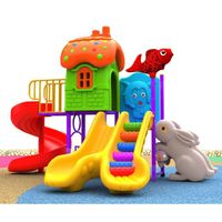 Commercial Plastic Outdoor Children Playground Slides For Sale