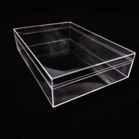 Hot Selling Plastic Transparent Storage Box Storage Box Transparent Display Storage Box Customized Size