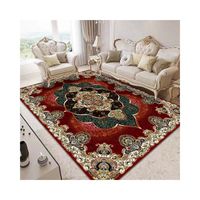 China Cheap American Style Living Room Rug Wall to Wall Polyester Muslim Turkey Floor Door Mat Tatami Bedroom Bathroom Rug