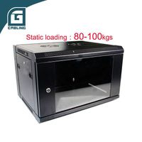 Gcabling Network Cabinet 6U 9U 12U 15U 18U 19 Inch Rack Cabinet 19 Inch Rack DIY Wall Mount Data Network Cabinet