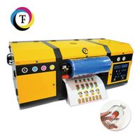 TIFFAN 17 Inch All in 1 Small UV Printer Gold Foil Laminated 2 in 1 Gold A4 A3 Sticker UV DTF Printer