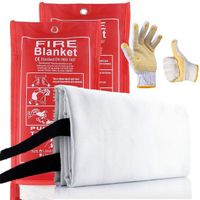 Ht800 Home Fire Safety Emergency Fire Kitchen Fiberglass Fire Blanket