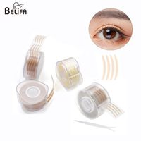 300 pairs of waterproof and waterproof heart-shaped mesh lace invisible eyelid double eyelid sticker roll double-sided double eyelid tape