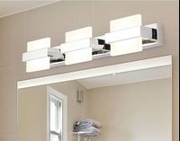 Hot selling dimmable modern 3 light/4 light LED bathroom wall vanity light fixture on mirror