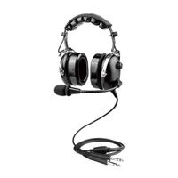 GA dual-plug noise-canceling aviation headphones for pilots