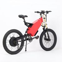 18" or 19" 8000w electric motorcycle conversion motor kit with optional battery stealth bomber electric bike