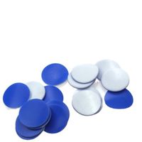 Septa 9mm silicone white/blue PTFE Microlab Scentific