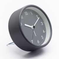 4-inch simple metal desk clock home decoration coffee hotel student wake-up alarm clock mini small desk clock customization