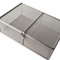 304 stainless steel wire mesh sterilization basket supports customization