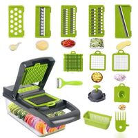 Vegetable Chopper Pro Onion Multifunctional 15 in 1 Food Cutter Kitchen Vegetable Slicer Dicer Vegetable Chopping Machine