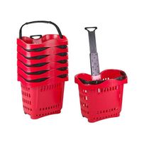 New plastic supermarket shopping basket Plastic shopping basket