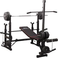 Multifunctional Barbell Weightlifting Power Rack Adjustable Bench Gym Fitness Equipment Power Dumbbell Bench