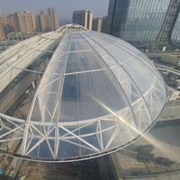 Transparent waterproof ETFE multi-span stretch film ETFE membrane