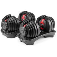 FDFIT Adjustable Dumbbell Set 10-50kg Multiple Weight Options Weighted Dumbbells with Anti-Slip Nylon Handles