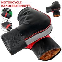 Protective motorcycle scooter thickened warm grip cover rainproof winter gloves handlebar cover