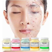 The Peel of Mask Hydrojelly Jellymask Mascara Facial Whitening Moisturizing Rose Exfoliating Powder Jelly Mask