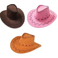 Cheap Price Classic Women's Men's Western Cowboy Hat Multicolor Fashion Knight Hat Cosplay Party Decoration Props