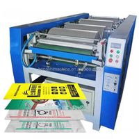 2 Color Paper Plastic Jute Bag Flexographic Printing Machine PP Non Woven Bag Printing Machine