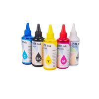 High quality 100ML bulk waterproof PET film DTF white pigment ink for Epson