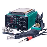 YIHUA 853AAA-I basic version 3-in-1 digital SMD desoldering hot air gun preheating BGA rework soldering station