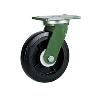 Industrial Casters Heavy Duty Swivel Soft Rubber Trolley Casters 5 6 8 Inch