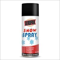 AEROPAK Winter White Snow Spray Aerosol 200ml Safe Children's Temporary Holiday Party Decoration Christmas New Year