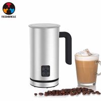 4-in-1 Portable Stainless Steel Electric Milk Frother Automatic Manual Adjustable Coffee Foam