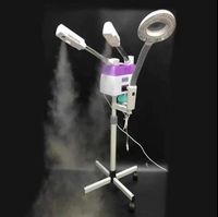 22 Beauty salon moisturizing equipment hot and cold double spray facial steam machine 3 in 1 with magnifying light