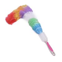 DS3668 Dust Brush Rotatable Washable Colored Static Duster for Cleaning Static Feather Duster