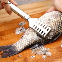 Fish skin brush scraping fish scale brush grater kitchen gadgets quick fish removal knife cleaning peeler seafood tool