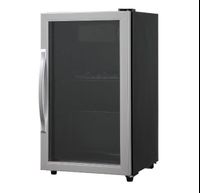 SL-55 China factory custom beverage cabinet wine cabinet single glass door mini bar 45 liter capacity