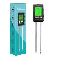 6 in 1 Smart Soil Tester Fertility/PH/Moisture/Tmep/Sunlight/Moisture Soil Meter for Agriculture Garden Farmers