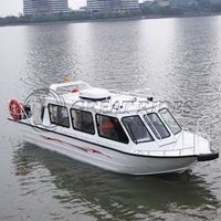 Factory price flush deck boat speed 7.5m 12-14 people aluminum boat fun and exciting water recreation equipment