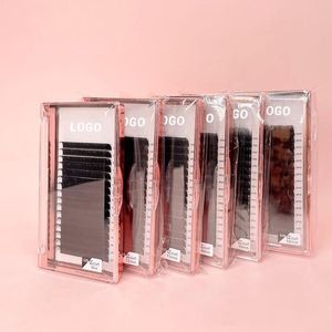 Matte eyelashes individual eyelashes eyelash extension cashmere lamb roll tray easy fan eyelash extension Russian lass extension